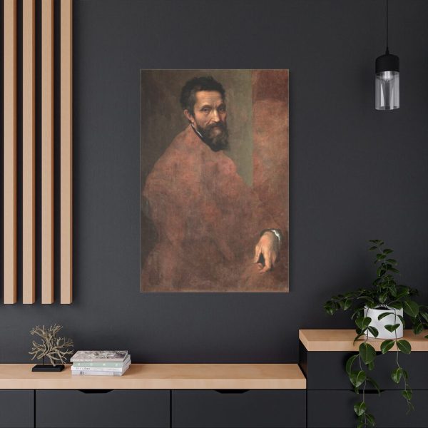 91655-323.jpg Portrait of Michelangelo Buonarroti Standard Canvas