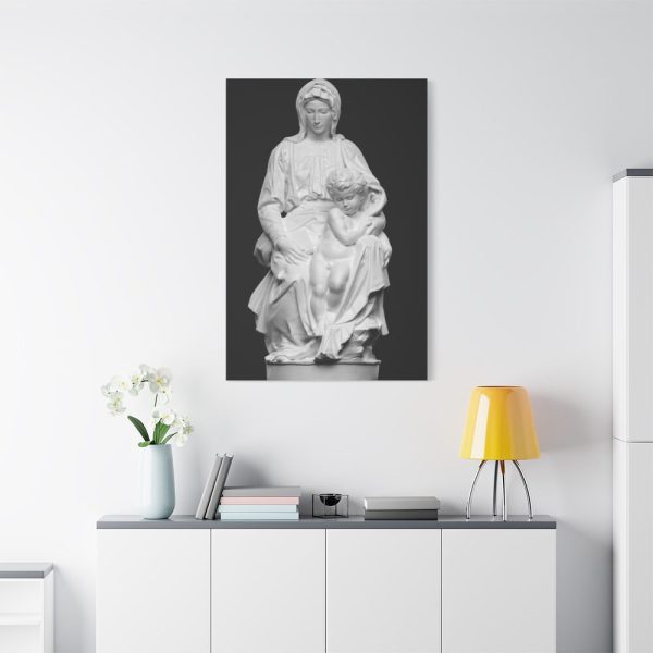 91655-327.jpg Mary Seated with Child by Michelangelo Buonarroti Standard Canvas