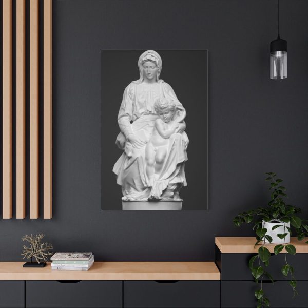 91655-328.jpg Mary Seated with Child by Michelangelo Buonarroti Standard Canvas