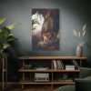 91655-339.jpg Tiger in a Cave by Jacques by Laurent Agasse Standard Canvas