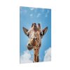 An Up-Close Look at a Giraffe at the Gladys Porter Zoo Standard Canvas