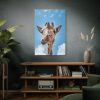 An Up-Close Look at a Giraffe at the Gladys Porter Zoo Standard Canvas