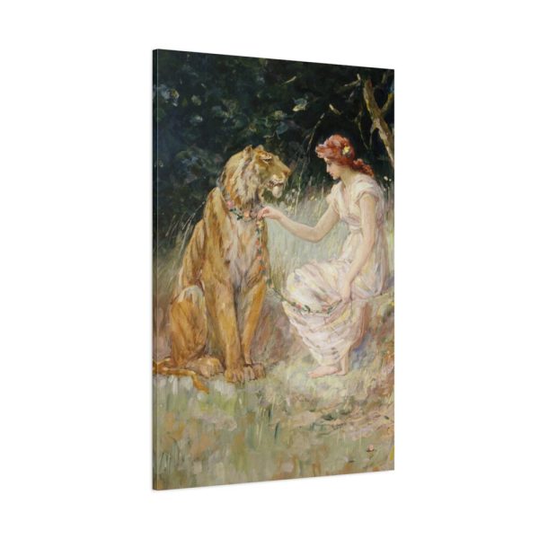 91655-346.jpg Lady and the Tiger by Frederick Stuart Church Standard Canvas