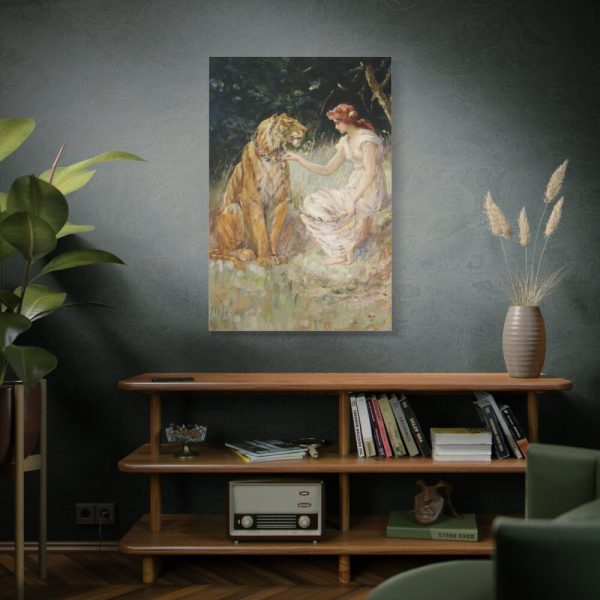 91655-349.jpg Lady and the Tiger by Frederick Stuart Church Standard Canvas