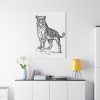 91655-357.jpg Vintage Tiger Animal Illustration Standard Canvas