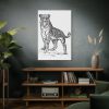 91655-359.jpg Vintage Tiger Animal Illustration Standard Canvas