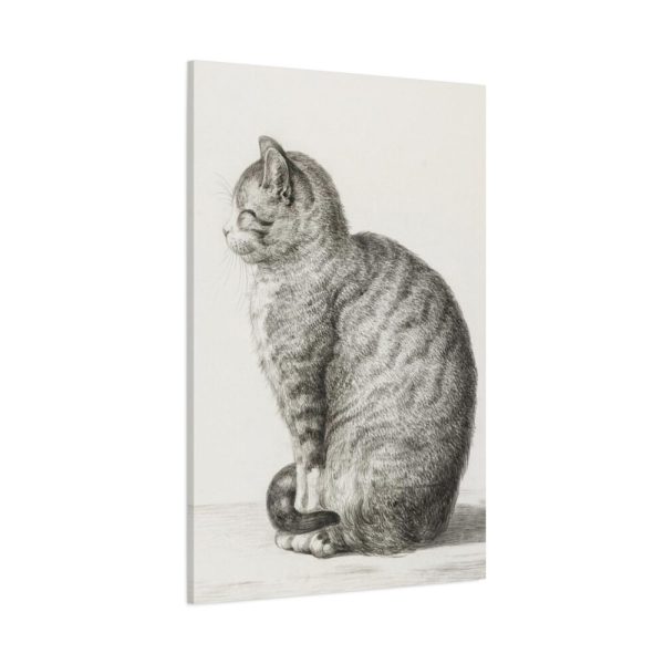 91655-360.jpg Sitting cat by Jean Bernard Standard Canvas