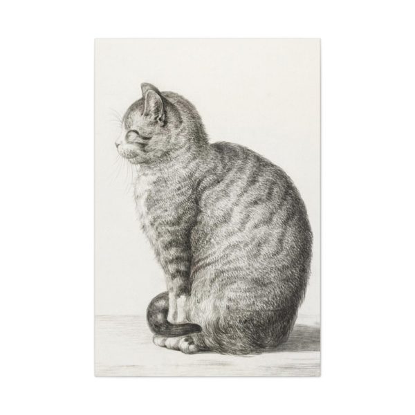 91655-361.jpg Sitting cat by Jean Bernard Standard Canvas