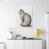 91655-362.jpg Sitting cat by Jean Bernard Standard Canvas