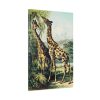 91655-370.jpg Giraffe from Johnson's Household Book of Nature by John Karst Standard Canvas