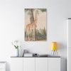 91655-397.jpg Study of the Giraffe by Nicolas Hüet Standard Canvas