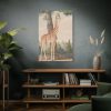 91655-399.jpg Study of the Giraffe by Nicolas Hüet Standard Canvas