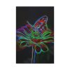 91655-406.jpg Flower Butterfly Light Effect Standard Canvas