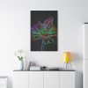 91655-407.jpg Flower Butterfly Light Effect Standard Canvas