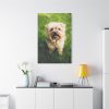 91655-47.jpg Little Puppy on the Grass Standard Canvas