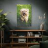 91655-49.jpg Little Puppy on the Grass Standard Canvas