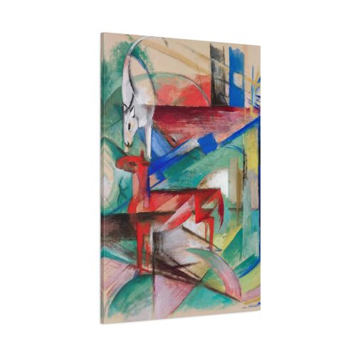 91655-55.jpg Landscape with Animals by Franz Marc Standard Canvas