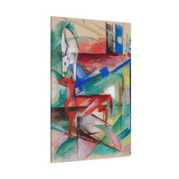 91655-55.jpg Landscape with Animals by Franz Marc Standard Canvas