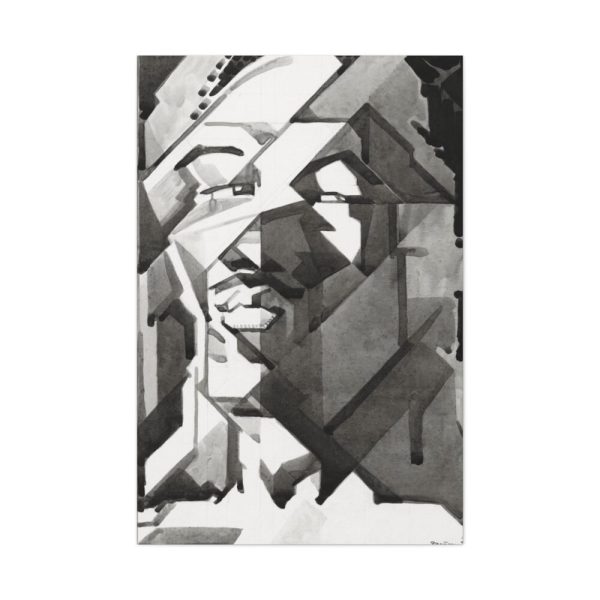91655-61.jpg Self-Portrait Drawing by Reijer Stolk Standard Canvas