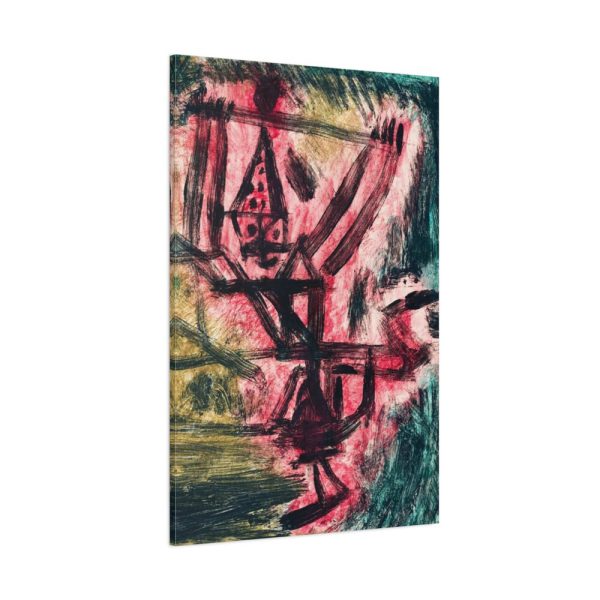 91655-85.jpg Fire Clown by Paul Klee Standard Canvas