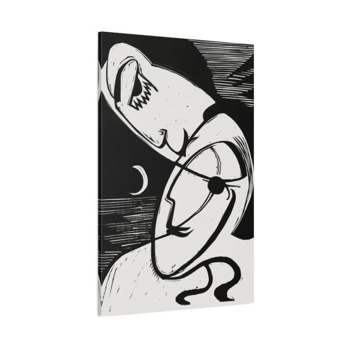 91655-90.jpg The Kiss by Ernst Ludwig Kirchner Standard Canvas