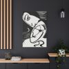 91655-93.jpg The Kiss by Ernst Ludwig Kirchner Standard Canvas