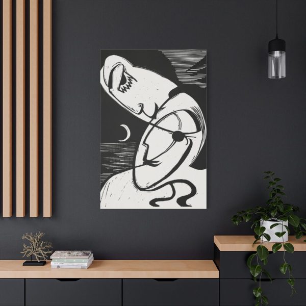 91655-93.jpg The Kiss by Ernst Ludwig Kirchner Standard Canvas