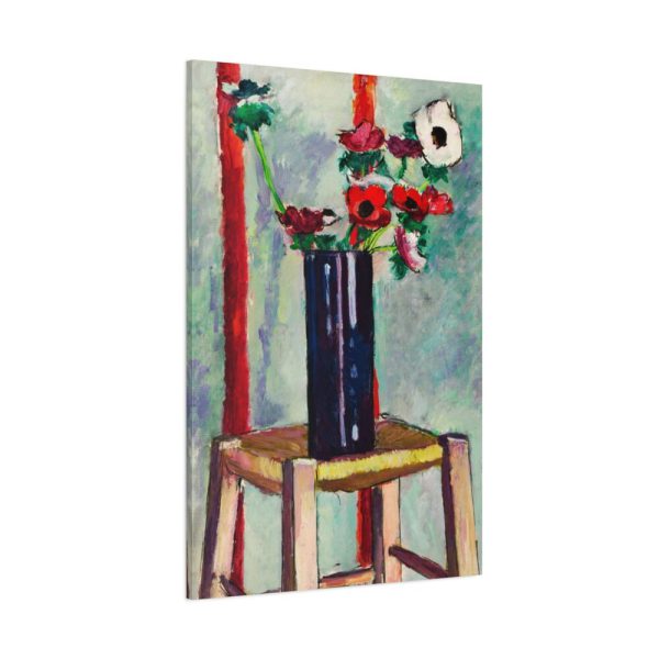 91655-95.jpg Anemones painting in high resolution by Henry Lyman Sayen Standard Canvas
