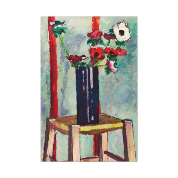 91655-96.jpg Anemones painting in high resolution by Henry Lyman Sayen Standard Canvas
