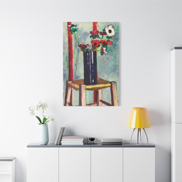 91655-97.jpg Anemones painting in high resolution by Henry Lyman Sayen Standard Canvas