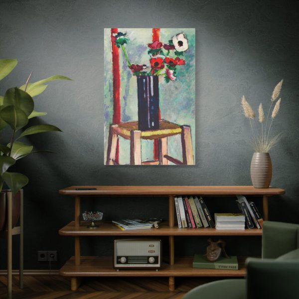 91655-99.jpg Anemones painting in high resolution by Henry Lyman Sayen Standard Canvas