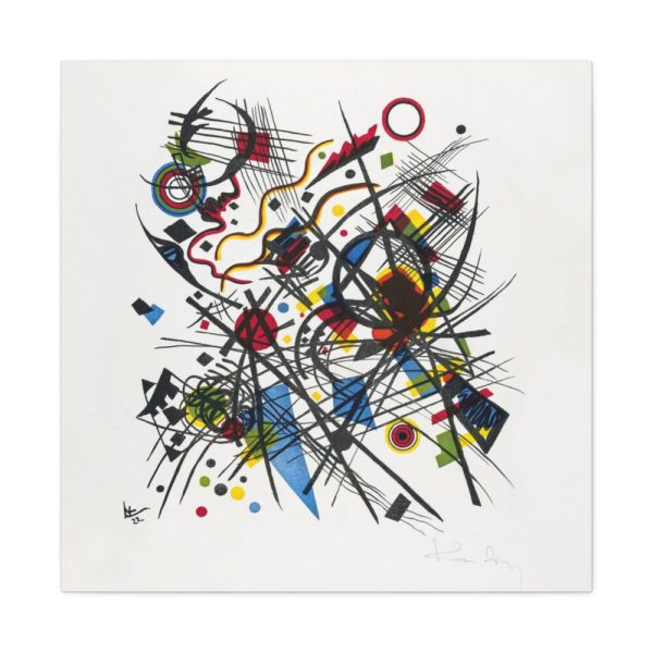 91663-11.jpg Lithographie fur die Vierte Bauhausmappe by Wassily Kandinsky Standard Canvas