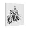 91663-110.jpg Biker Riding Motorcycle Standard Canvas