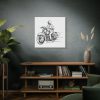 91663-114.jpg Biker Riding Motorcycle Standard Canvas