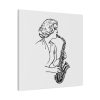 91663-115.jpg Saxophonist Standard Canvas