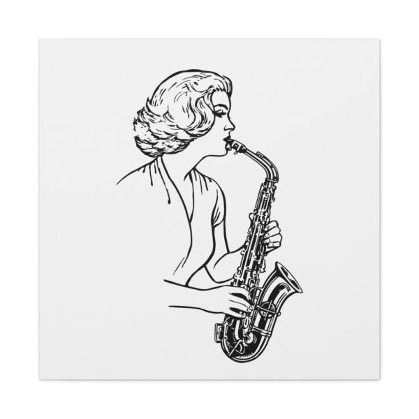 91663-116.jpg Saxophonist Standard Canvas