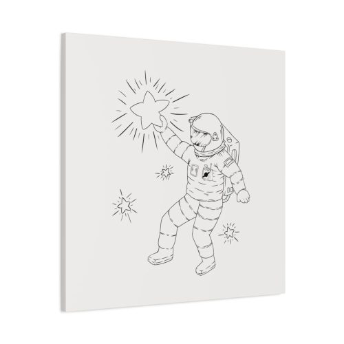 91663-120.jpg Astronaut Line Art Standard Canvas