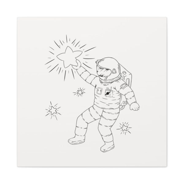 91663-121.jpg Astronaut Line Art Standard Canvas