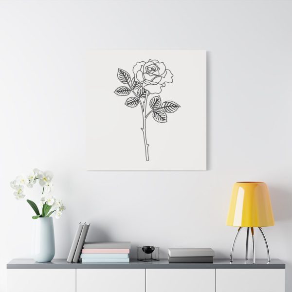 91663-132.jpg Rose Illustration Standard Canvas