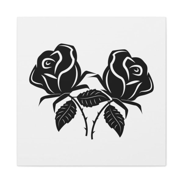 91663-136.jpg Rose Flower Drawing Standard Canvas