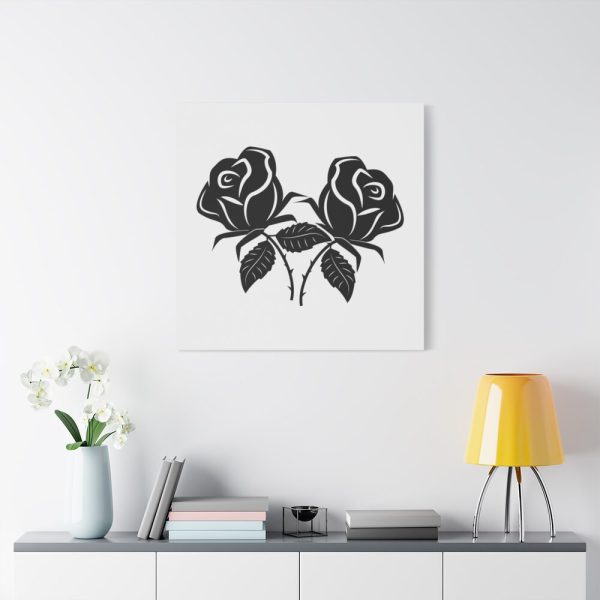 91663-137.jpg Rose Flower Drawing Standard Canvas