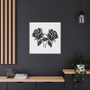 91663-138.jpg Rose Flower Drawing Standard Canvas