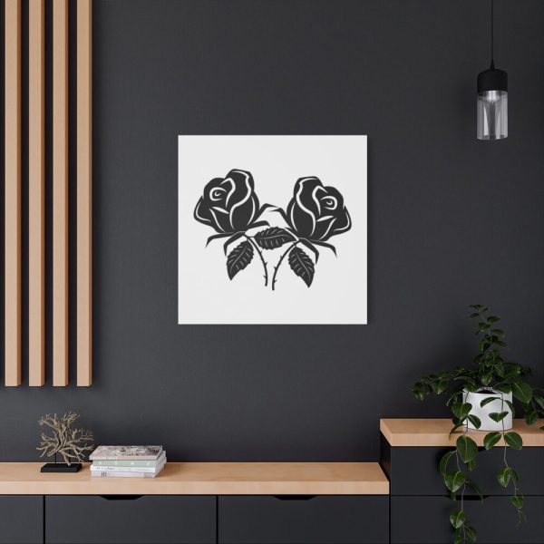 91663-138.jpg Rose Flower Drawing Standard Canvas