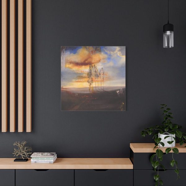 Gala's Castle at Pubol by Salvador Dali Standard Canvas