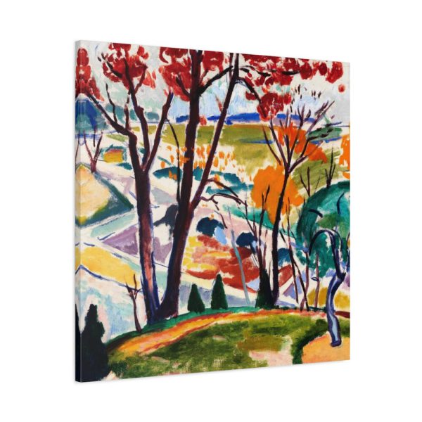91663-35.jpg Landscape, Bridge by Henry Lyman Sayen Standard Canvas