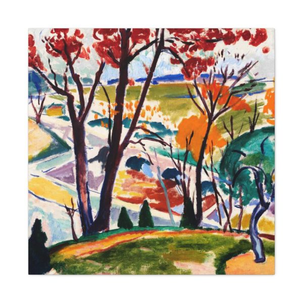 91663-36.jpg Landscape, Bridge by Henry Lyman Sayen Standard Canvas