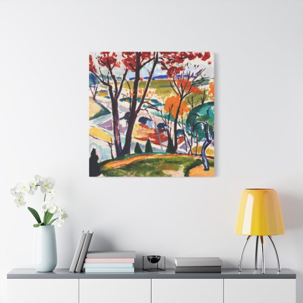 91663-37.jpg Landscape, Bridge by Henry Lyman Sayen Standard Canvas