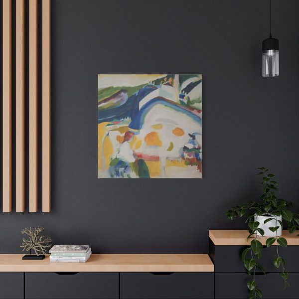 91663-43.jpg The Cow by Wassily Kandinsky Standard Canvas