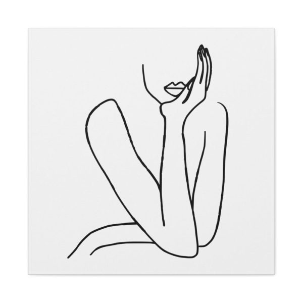91663-56.jpg Line Art Woman Standard Canvas
