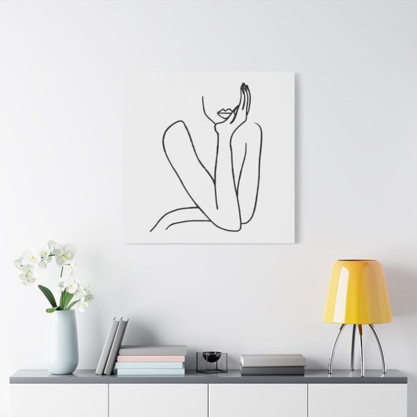 91663-57.jpg Line Art Woman Standard Canvas